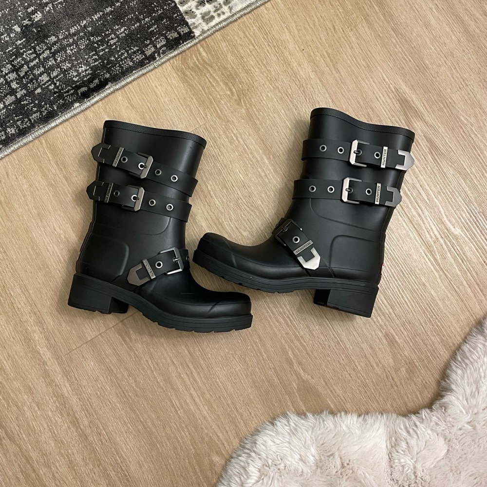 Hunter Mercury Ankle Rain Boot, 8US/39EU